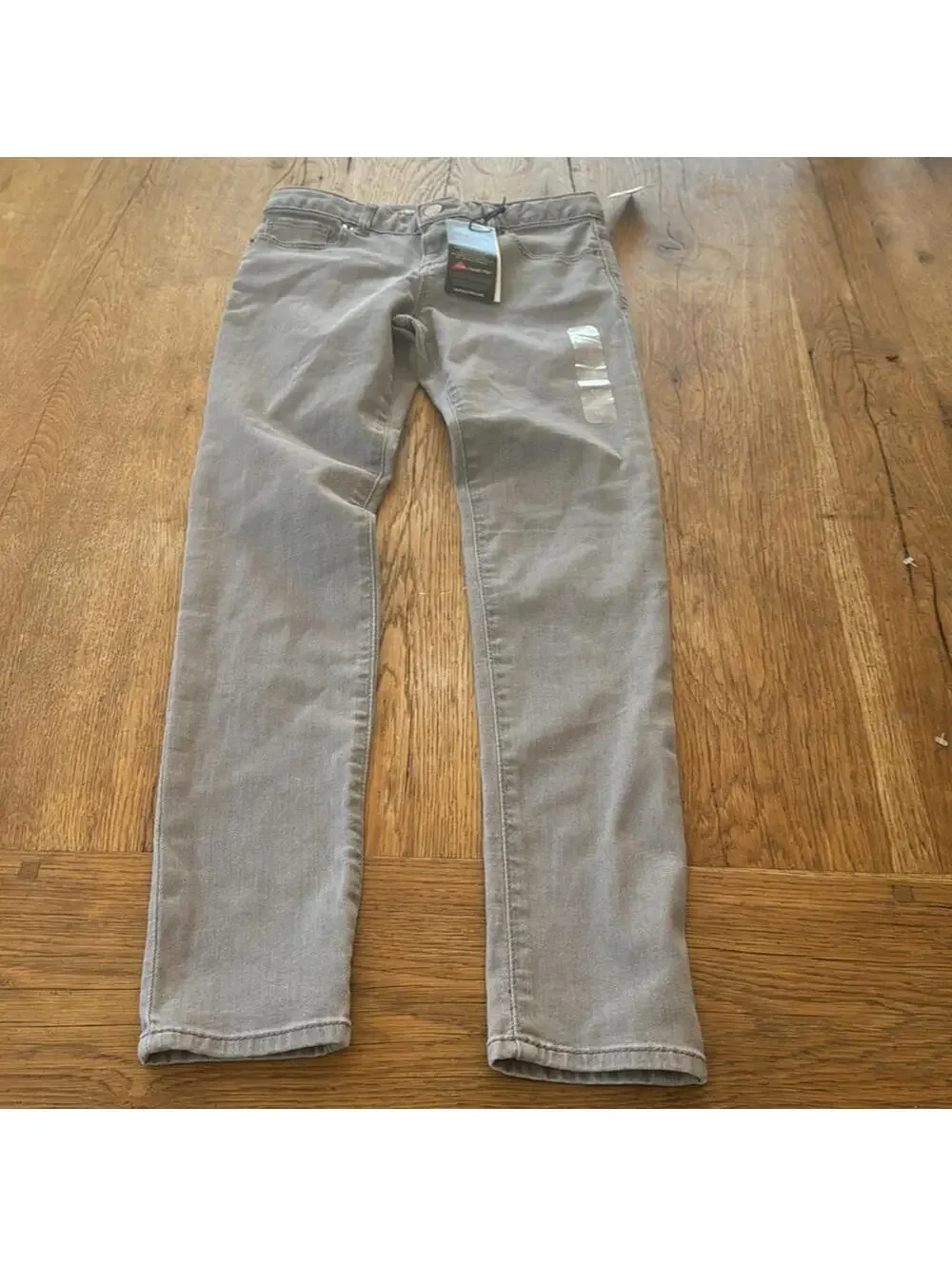 GAP KIDS HIGH STRETCH SUPER SKINNY GRAY JEANS size 10